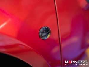 Alfa Romeo 4C Front Side Blinker Lights (2) - Crystal Black Finish